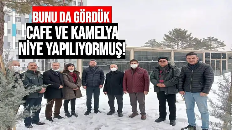 Bunu da gördük  Cafe ve kamelya niye yapılıyormuş!