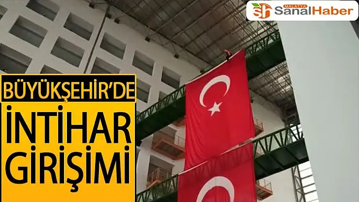 Büyükşehir'de intihar girişimi