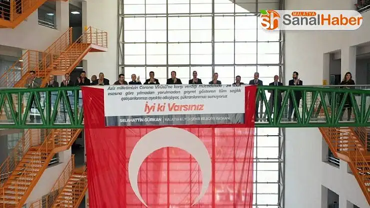 Büyükşehir personellerinden sağlık çalışanlarına destek