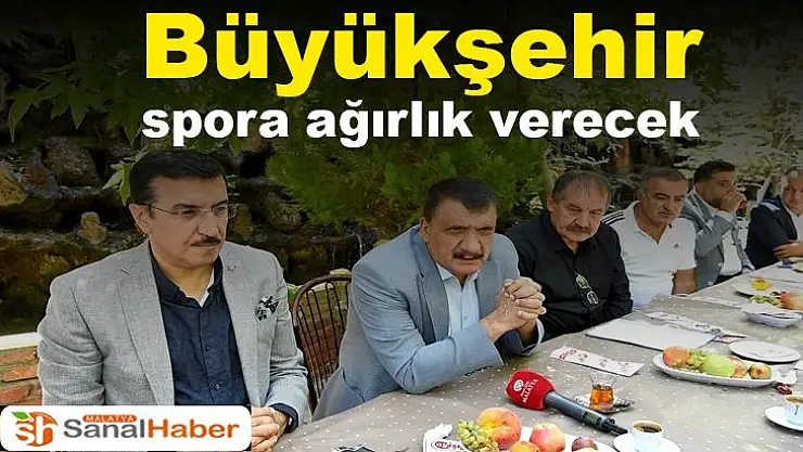 Büyükşehir spora ağırlık verecek