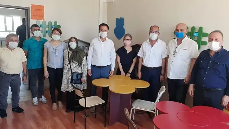 'ÇADAP Samsat´ta kütüphane açtı'