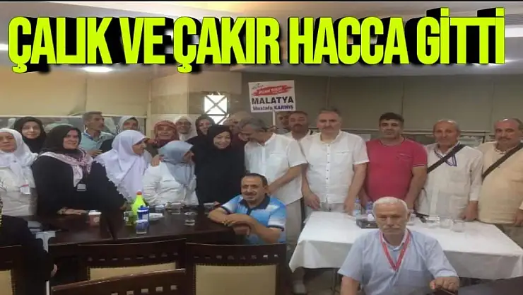 Çalık ve Çakır hacca gitti