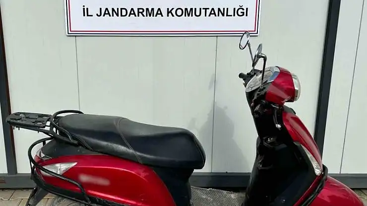 'Çalıntı motosiklet jandarma ekiplerince bulundu'