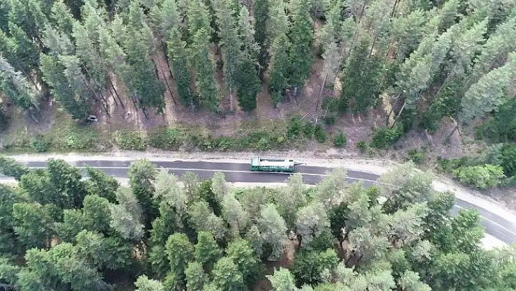 'Caminin minaresi 500 kilometre mesafeden taşındı'