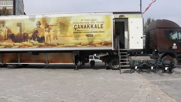 'Çanakkale Savaşları Mobil Müzesi´ne ilgi'