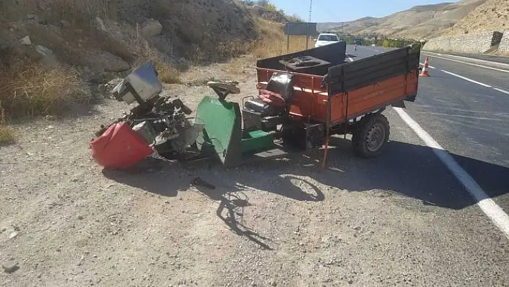 'Çapa motoru devrildi: 1 yaralı'