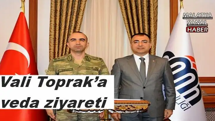 Vali Toprak´a veda ziyareti