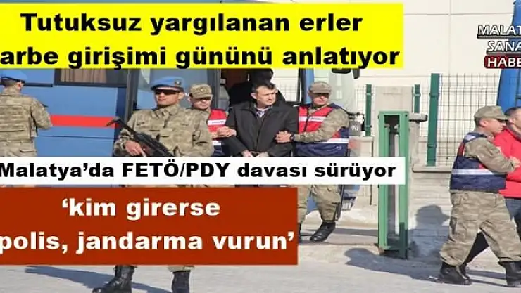 Malatya´da FETÖ/PDY davası sürüyor