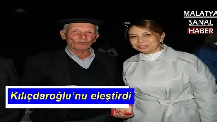 Kılıçdaroğlu´nu eleştirdi