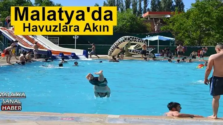 Malatya'da  Havuzlara Akın