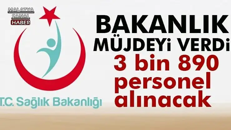 Sağlık Bakanlığı 3 bin 890 personel alacak