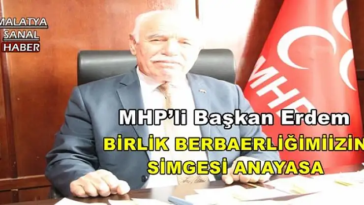 BİRLİK BERBAERLİĞİMİİZİN SİMGESİ ANAYASA