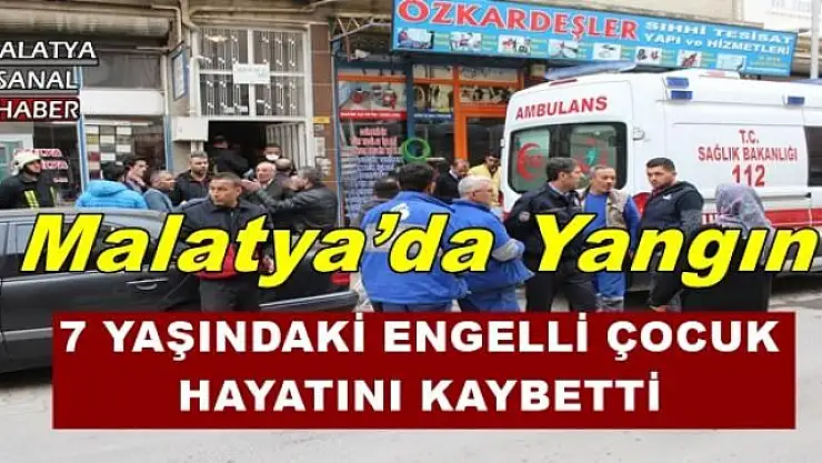 Malatya´da Yangın
