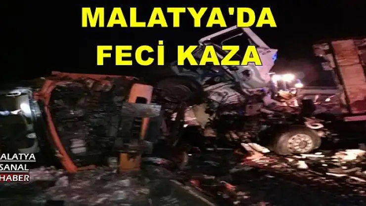 MALATYA'DA FECİ KAZA
