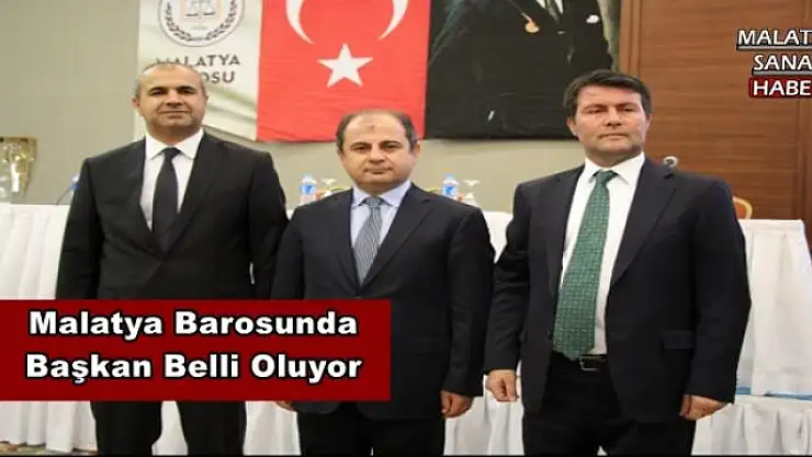 Malatya Barosunda Başkan Belli Oluyor