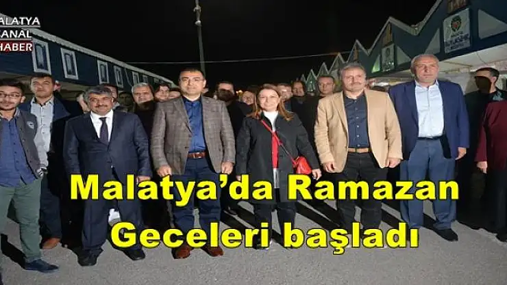 Malatya´da Ramazan Geceleri başladı