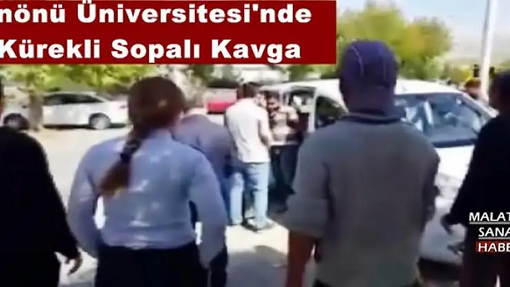İnönü Üniversitesi'nde Kürekli Sopalı Kavga