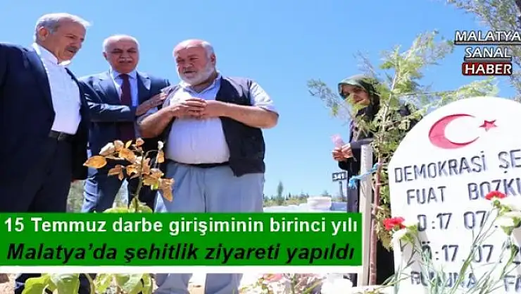 Malatya´da şehitlik ziyareti yapıldı