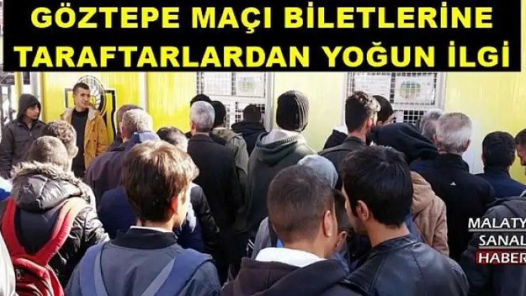 GÖZTEPE MAÇI BİLETLERİNE TARAFTARLARDAN YOĞUN İLGİ