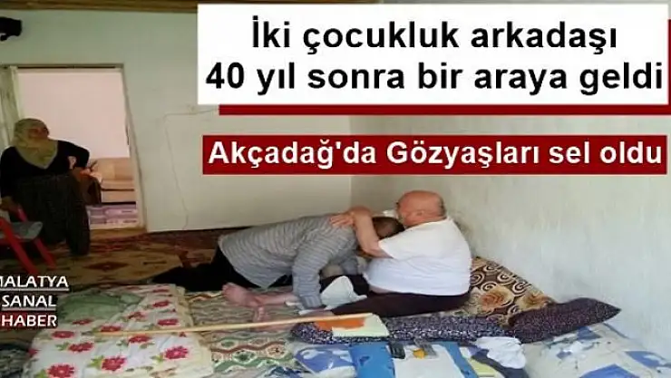 Akçadağ'da Gözyaşları sel oldu