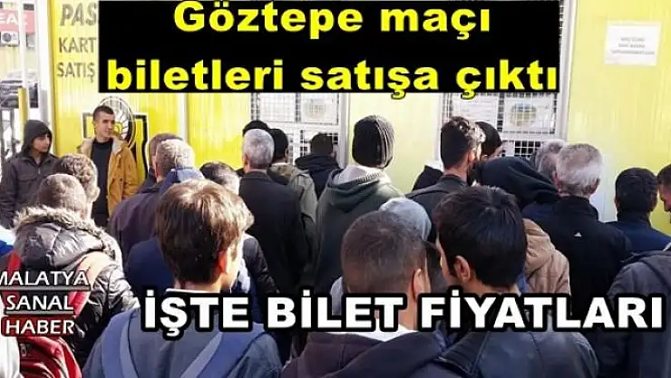 Göztepe maçı biletleri satışa çıktı