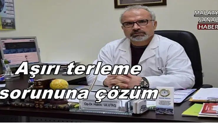 Aşırı terleme sorununa çözüm