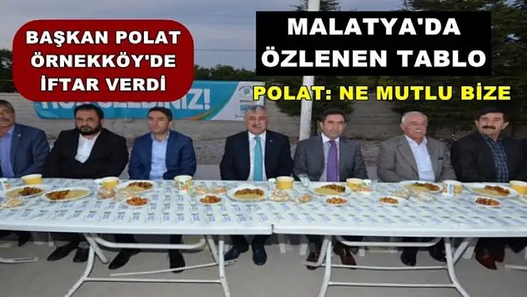 MALATYA'DA ÖZLENEN TABLO