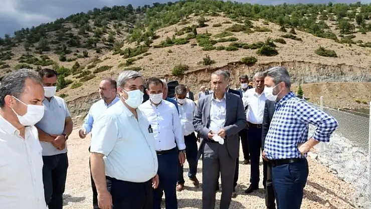 'Çelikhan Yeşiltepe Baraj Göleti sulamaya açılıyor'