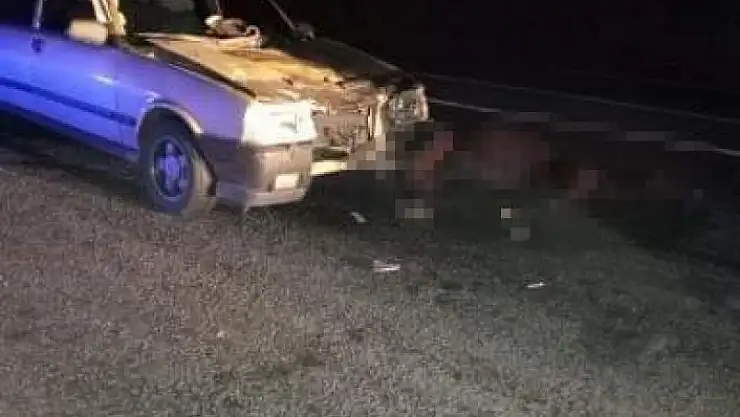 'Cenazeye giderken ata çarptılar: 5 yaralı'
