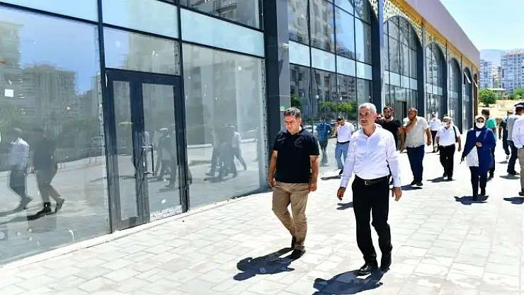 'Çilesiz semt pazarı ve yaşam merkezi inşaat alanında çalışmalar yoğunlaştı'