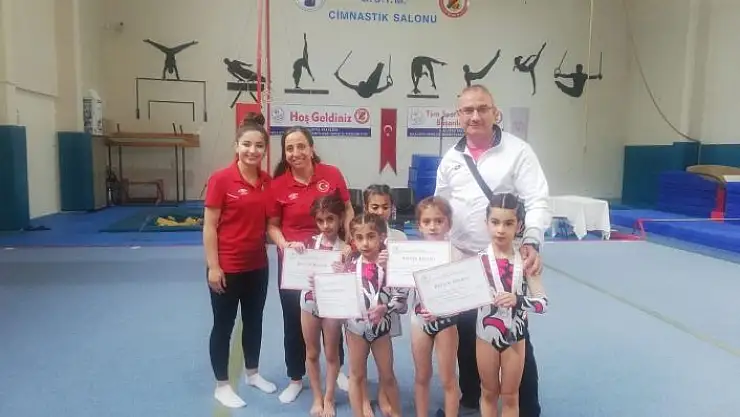 'Cimnastikte Elazığ takımı 2. oldu'