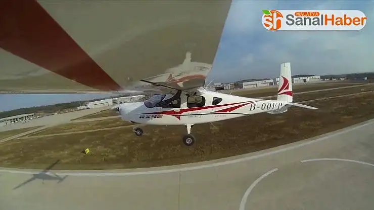 Çin'in elektrikli uçağından ilk uçuş