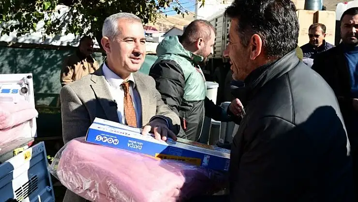 'Çınar: ''Depremzede ailelerimizin her zaman yanındayız'''