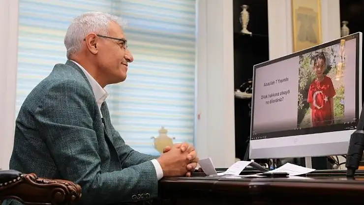 'Çocuklar sordu, Belediye Başkanı Güder cevapladı'