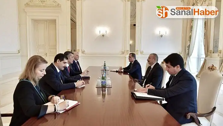 Cumhurbaşkanı Aliyev, Milli Eğitim Bakanı Selçuk'u kabul etti