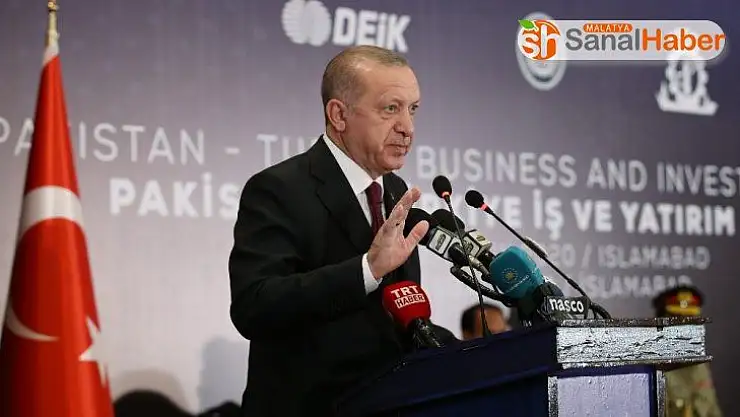 Cumhurbaşkanı Erdoğan: 'Pakistan'la ticari ve ekonomik bağlarımızı siyasi münasebetlerimizin seviyesine çıkarmak istiyoruz'