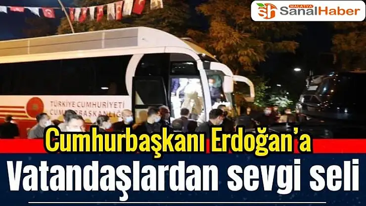 Cumhurbaşkanı Erdoğan´a vatandaşlardan sevgi seli