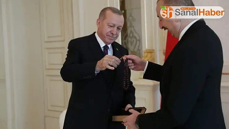 Cumhurbaşkanı Erdoğan, Azerbaycan Cumhurbaşkanı Aliyev ile görüştü