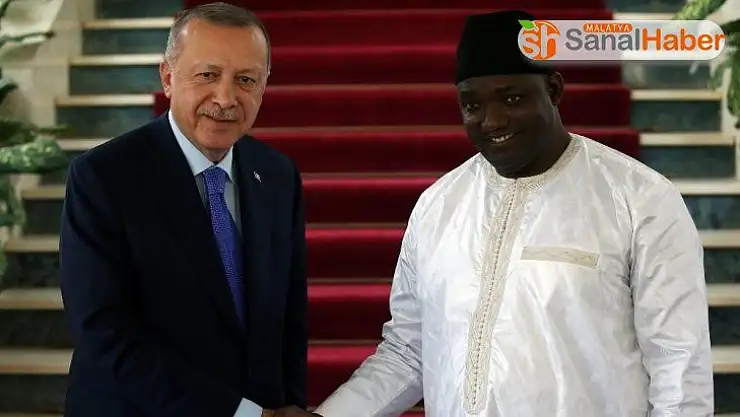 Cumhurbaşkanı Erdoğan, Gambiya Cumhurbaşkanı Adama Barrow ile görüştü