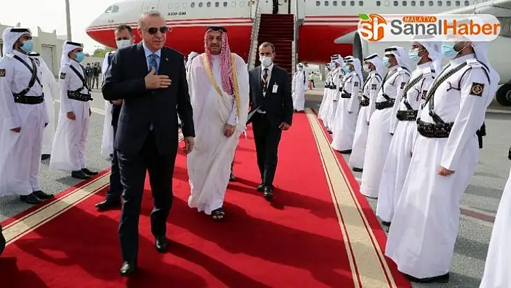 Cumhurbaşkanı Erdoğan Katar'da