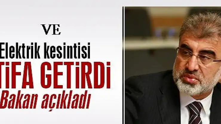 ELEKTRİK KESİNTİSİ NEDENİYLE ŞOK İSTİFA...