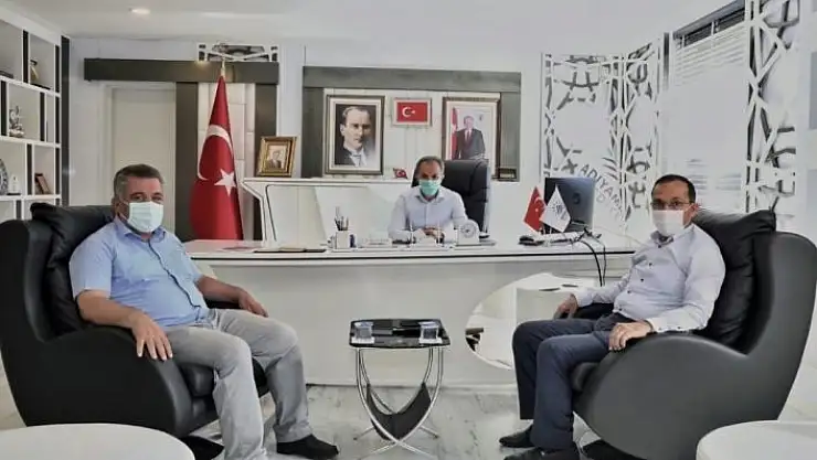 'Dağtekin,  Belediye Başkanı Kılınç ile bir araya geldi'