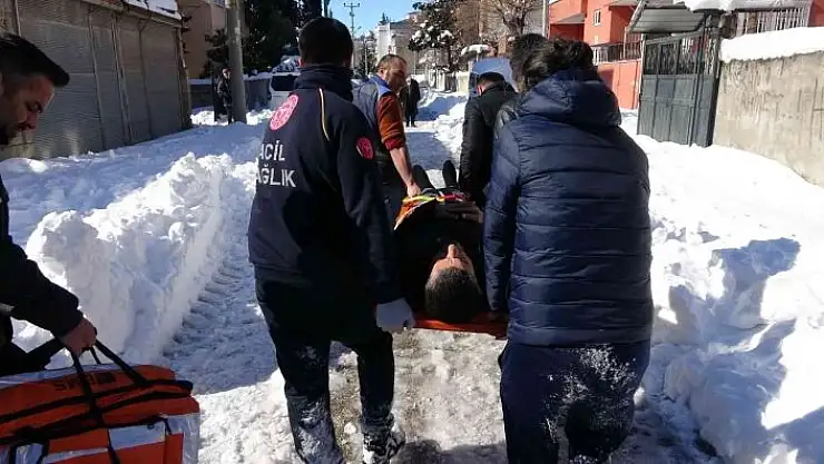 'Damda kar temizlerken aşağıya düştü'