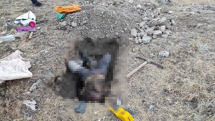 'Define aramak için kazdığı çukurda 9 gün sonra cesedi bulundu'