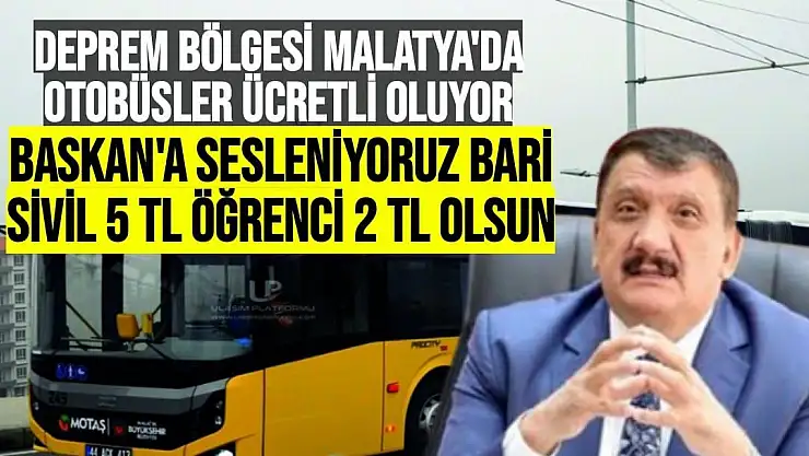  Baskan'a sesleniyoruz bari Sivil 5 TL öğrenci 2 TL olsun