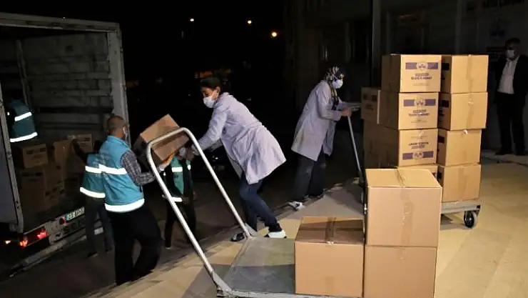 'Deprem bölgesi Elazığ´dan İzmir´e yardım'