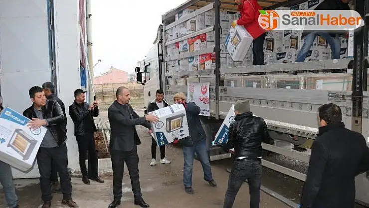 Malatya´ya 400 ısıtıcı yardımı