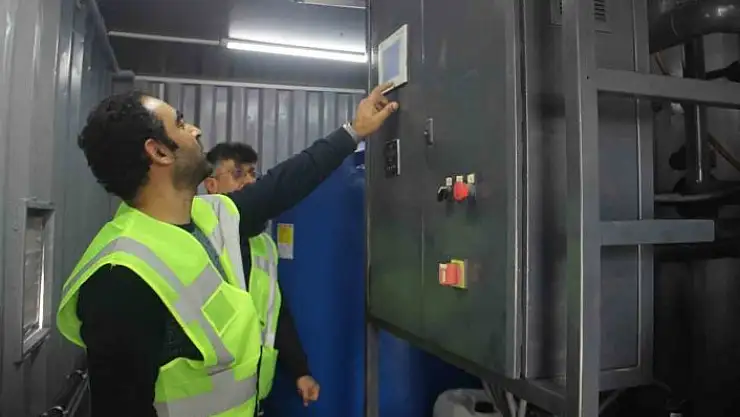 'Deprem bölgesine mobil su arıtma tesisi kuruldu'
