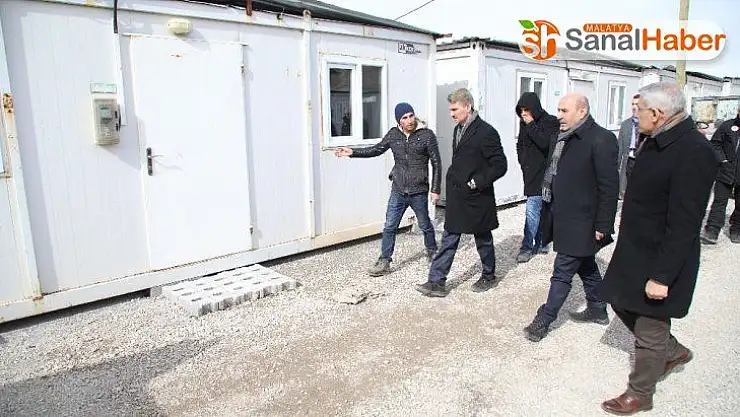 Başkan Güder Depremzedeler için konutların temeli 10 gün içerisinde atılacak