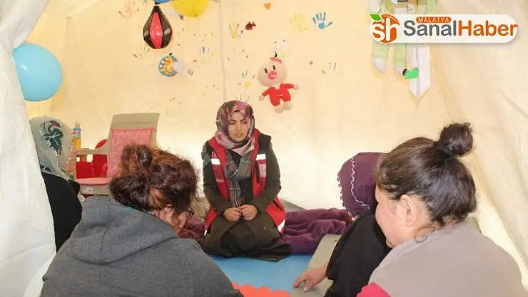 Depremzedelere yönelik psikososyal eğitim sürüyor